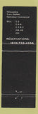 Matchbook Cover - Hotel Matagami QC