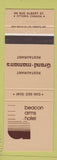 Matchbook Cover - Restaurant Grand Maman's Becon Arms Hotel Ottawa ON