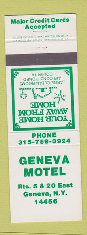 Matchbook Cover - Geneva Motel Geneva NY