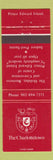Matchbook Cover - The Charlottetown PEI PE