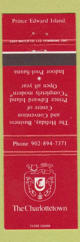 Matchbook Cover - The Charlottetown PEI PE
