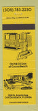 Matchbook Cover - Wakulla Motel Cocoa Beach FL YELLOW