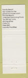 Matchbook Cover - Wakulla Motel Cocoa Beach FL YELLOW