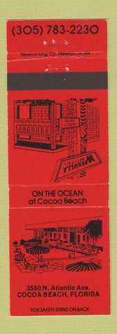 Matchbook Cover - Wakulla Motel Cocoa Beach FL RED