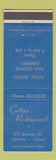 Matchbook Cover - Gettas Restaurant London ON