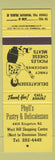 Matchbook Cover - Phyll's Pastry Deli Scarborough ON