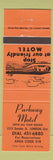 Matchbook Cover - Parkway Motel London ON