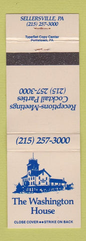Matchbook Cover - Washington House Sellersville PA