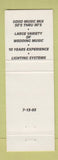 Matchbook Cover - Karaoke Disc Jockey John Yonnotti Cleveland?