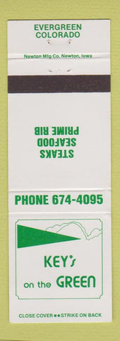 Matchbook Cover - Key's on the Green Evergreen Colorado WEAR
