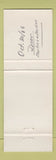 Matchbook Cover - Morrison's Cafeteria CHAIN WEAR