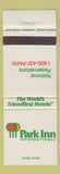 Matchbook Cover - Park Inn International