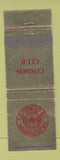 Matchbook Cover - Cosmos Club Washington DC WORN