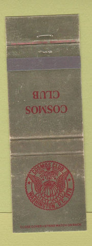 Matchbook Cover - Cosmos Club Washington DC WORN