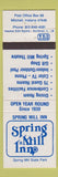 Matchbook Cover - Spring Mill Inn Mitchell IN