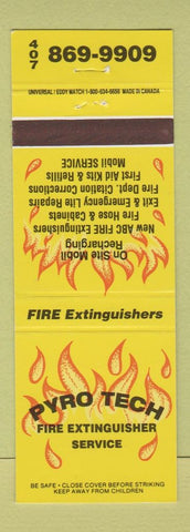 Matchbook Cover - Pyro Tech Fire Extinguisher