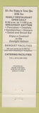 Matchbook Cover - Clarion Clipper Restaurant Clarion PA