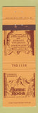 Matchbook Cover - Johnny's and Sammy's Alpine Room Salisbury MD