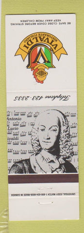 Matchbook Cover - Vivaldi Italian Restaurant Orlando FL