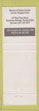 Matchbook Cover - Vivaldi Italian Restaurant Orlando FL