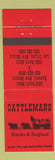 Matchbook Cover - Cattlemans Steaks Seafood Las Cruces Roswell NM WEAR
