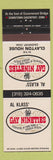 Matchbook Cover - Al Klass Gay Nineties Davenport IA