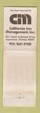 Matchbook Cover - Journey's End Hotel Lawrence KS