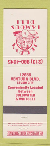 Matchbook Cover - Jerry's Deli Studio City CA