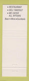 Matchbook Cover - Jerry's Deli Studio City CA