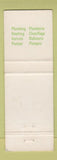 Matchbook Cover - Crane Bathroom Fixtures Kitimat BC Gunnar Christensen