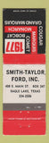 Matchbook Cover - 1977 Smith Taylor Ford Mercury Eagle Lake TX WEAR