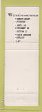 Matchbook Cover - 1965 Oldsmobile  Sander Palmerton PA WEAR