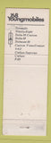 Matchbook Cover - 1968 Oldsmobile Bloomsburg PA WEAR