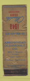 Matchbook Cover - 1949 Oldsmobiel Arrowhead Chicago IL POOR