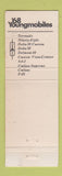 Matchbook Cover - 1968 Oldsmobile Bloomsburg PA WEAR