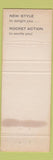 Matchbook Cover - 1963 Oldsmobile Jack Schwirtz Chevrolet Elizabeth IL WEAR