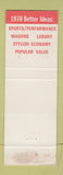 Matchbook Cover - 1970 Ford Phil Fitts New Castle PA WORN