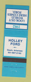Matchbook Cover - 1982 Ford Holley Ozark AR