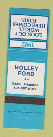 Matchbook Cover - 1982 Ford Holley Ozark AR