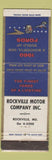 Matchbook Cover - 1960 Ford Rockville Motors MD WEAR