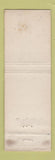 Matchbook Cover - 1960 Ford Mifflinburg PA WORN