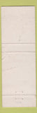 Matchbook Cover - 1957 Ford Biddulph Boulder City NV low phone WORN