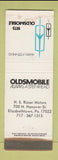 Matchbook Cover - 1973 Oldsmobile Elizabethtown PA WORN