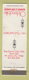 Matchbook Cover - 1971 Oldsmobile Mount Union PA WORN