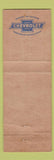 Matchbook Cover - 1955 Chevrolet Padgett Morristown IN POOR