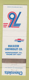 Matchbook Cover - 1976 Chevrolet Hulsizer Montgomery PA WEAR