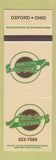 Matchbook Cover - Attraction's Restaurant Oxford OH