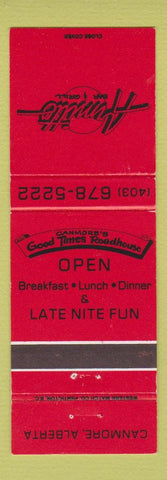 Matchbook Cover - Armitto Bar Grill Canmore AB