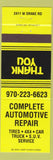 Matchbook Cover - Complete Automotive Repair Fort Collins Colorado?