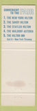 Matchbook Cover - 1964 New York World's Fair Hilton WORN